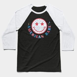 American Baby 4th of July Design Baseball T-Shirt